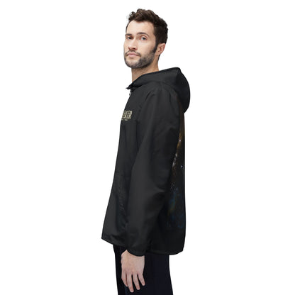 Seeker Space Windbreaker Jacket — Cosmic Galaxy Hooded Zip-Up