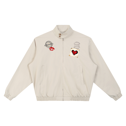 Stand Collar Bomber Jacket