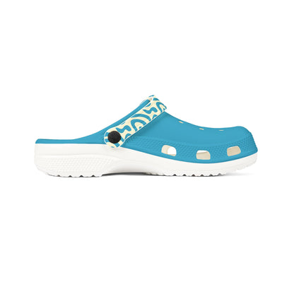 Blue EVA Foam Clogs — Lightweight Waterproof Garden & Beach Shoes