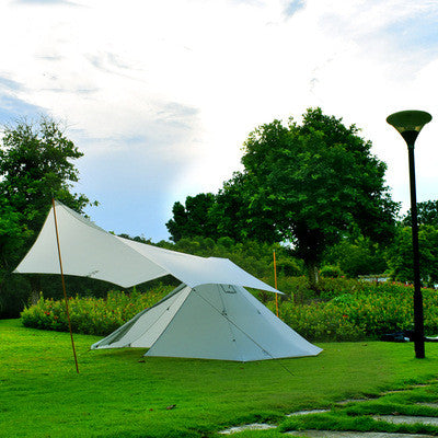 MU Gaodi Outdoor Rainproof Awning Tent Canopy – Lightweight, UV-Proof Oxford Cloth, Durable Luxury Camping Equipment Shelter