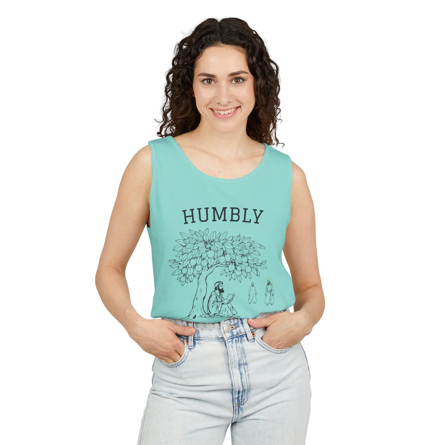 Seen Under A Tree Tank Top — Graphic Tank