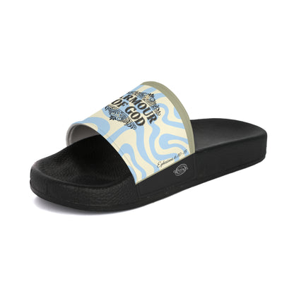 'Armour of God' Retro Wave Women's Slide Sandals