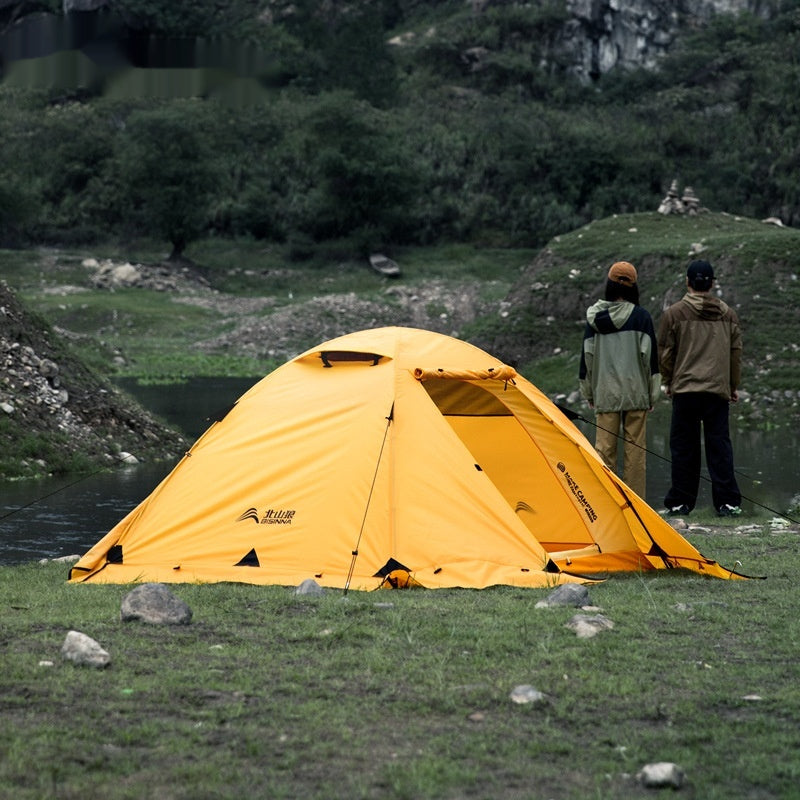 Portable Four-Season Tent, Winter-Proof, Rain-Resistant, For High Mountains