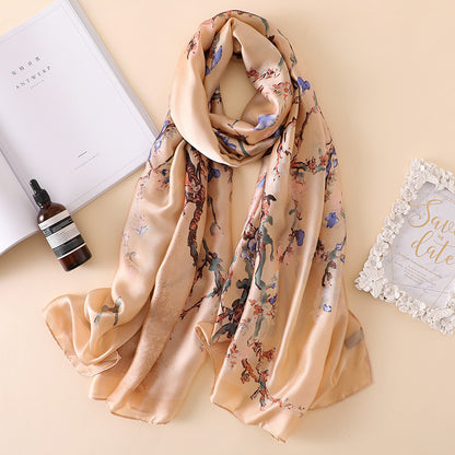 Chic Beach Silk Shawl