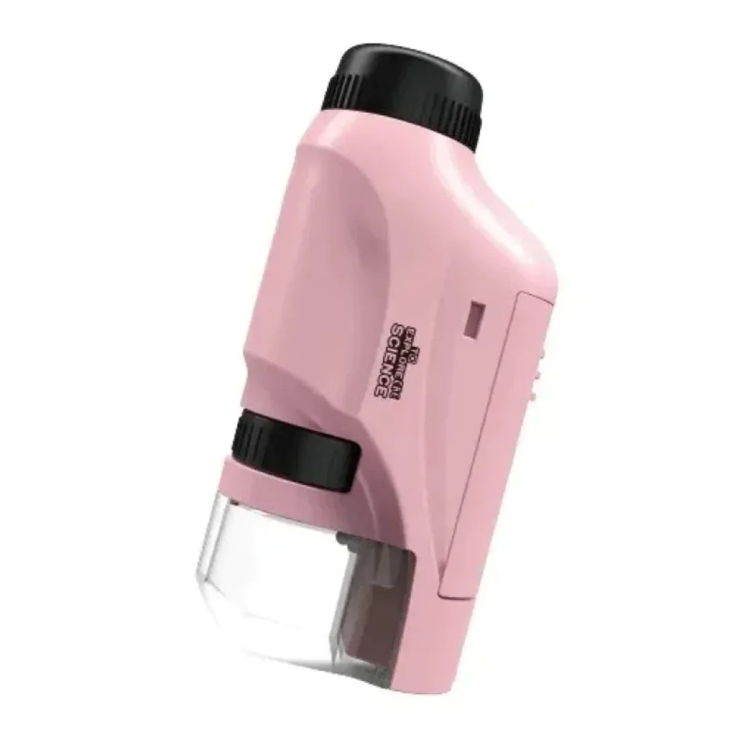 Pocket Microscope with LED for Kids
