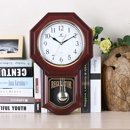 Vintage Creative Decorative Silent Wall Clock with Music
