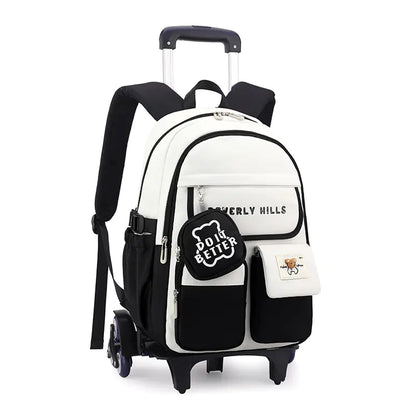 Nature Fish Student Roller Backpack