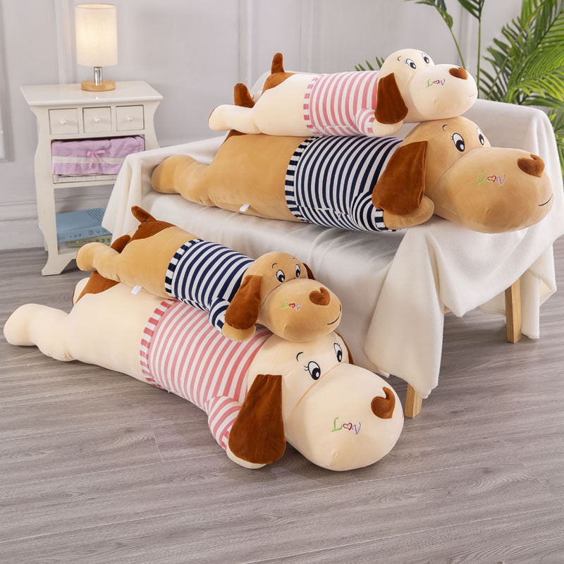 Snuggle Buddies Dog Plush Pillow