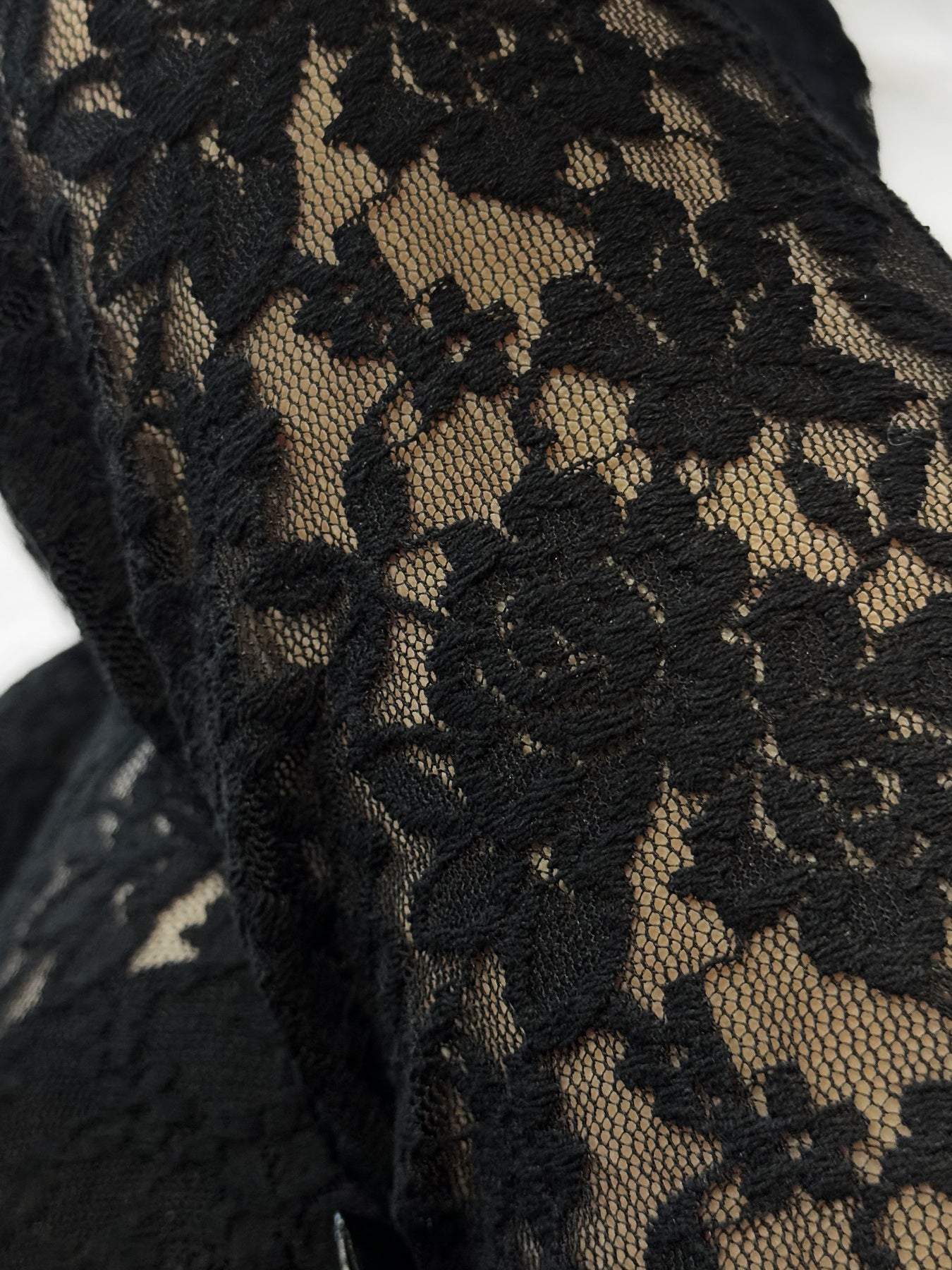 High Waist Lace Wide Leg Pants