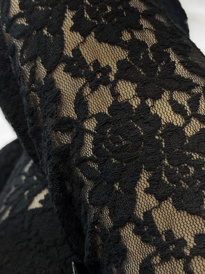 High Waist Lace Wide Leg Pants