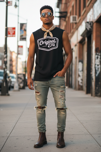 Original Era Classic Raw Edge Cotton Tank Top