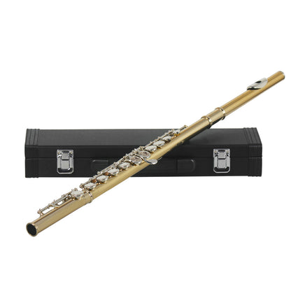 Flute 16 Holes Flute C Key White Copper Tube Body Leather Box Suitable For Beginners Grading Performance