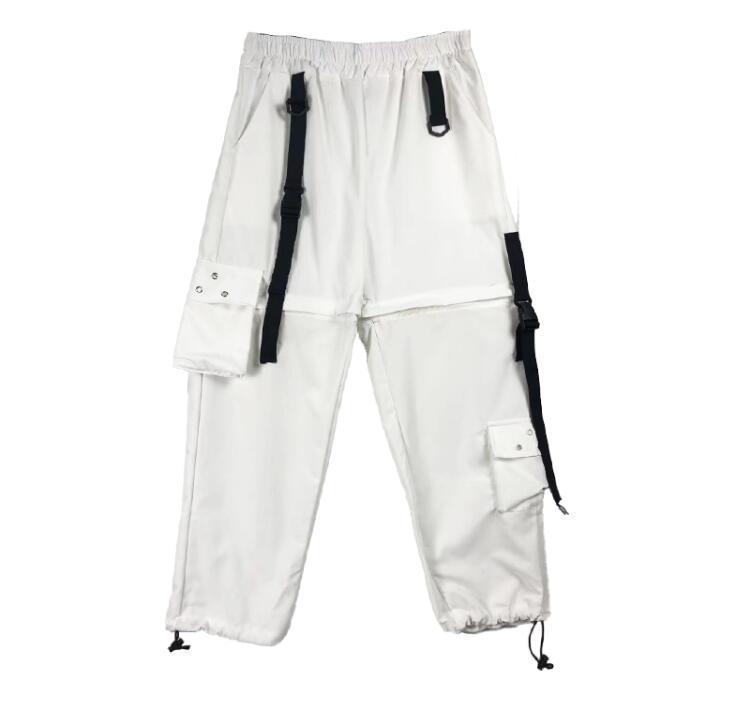 Women's Detachable Two-way Wear Ankle Banded Working Pants