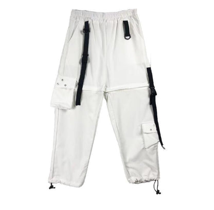 Women's Detachable Two-way Wear Ankle Banded Working Pants