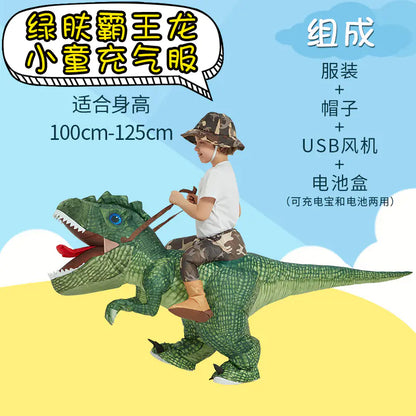 Inflatable Dinosaur Costume for Kids and Adults