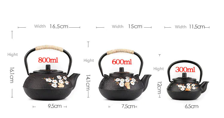 Traditional Japanese Outdoor Cast Iron Tea Stove