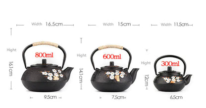 Traditional Japanese Outdoor Cast Iron Tea Stove