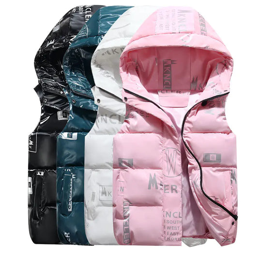 Autumn Winter W Print Cotton Vest for Kids