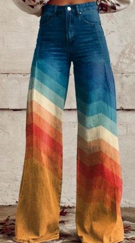 Women's Casual Pants Thin Imitation Jeans