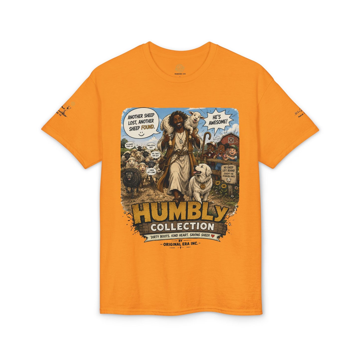 Lost & Found Sheep Graphic T-Shirt — “God Has My Back” Humble Collection