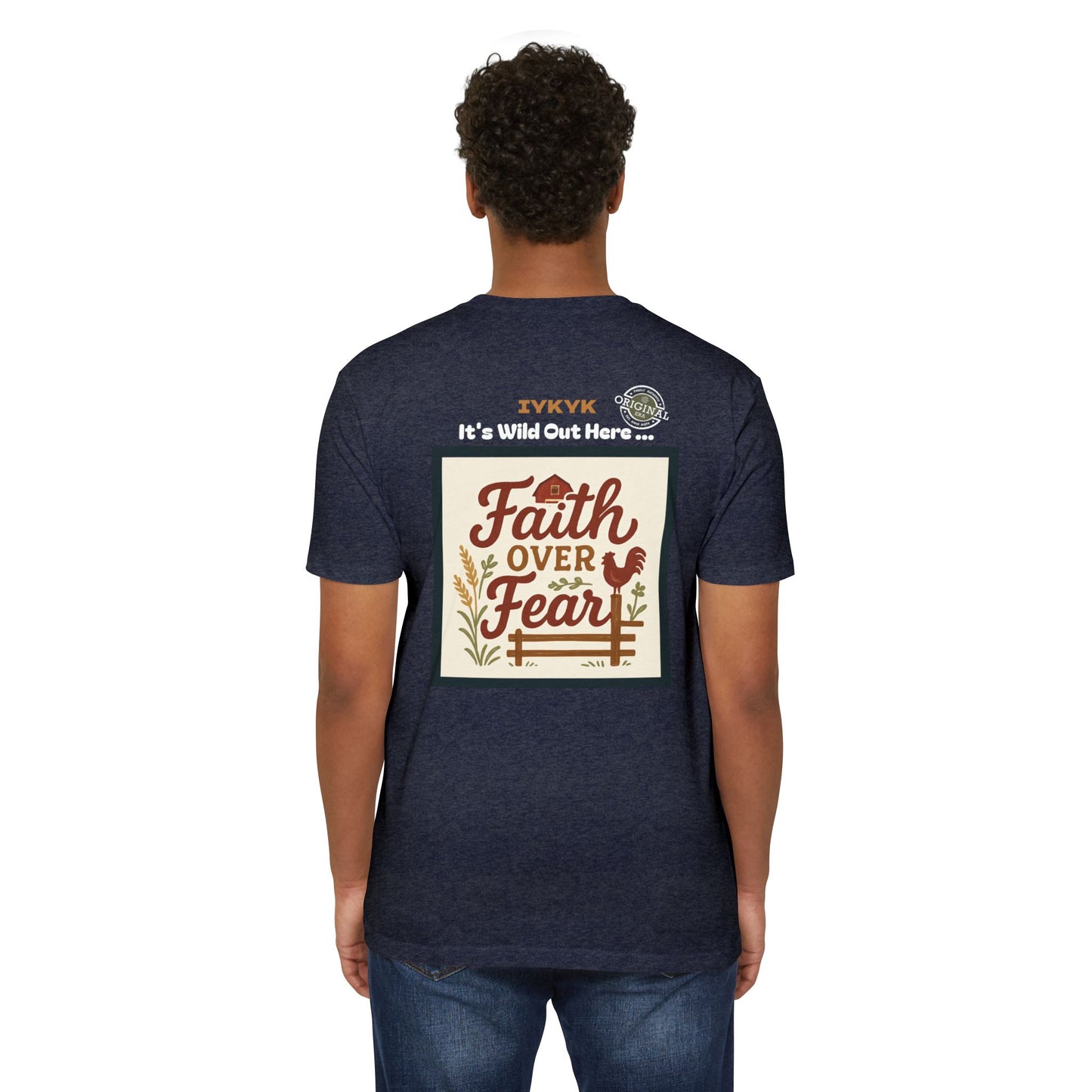 Faith Over Fear Vintage Cow T-Shirt