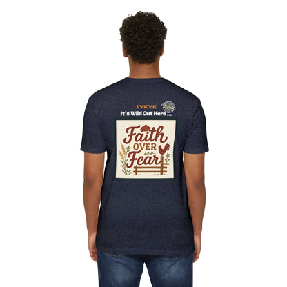 Faith Over Fear Vintage Cow T-Shirt