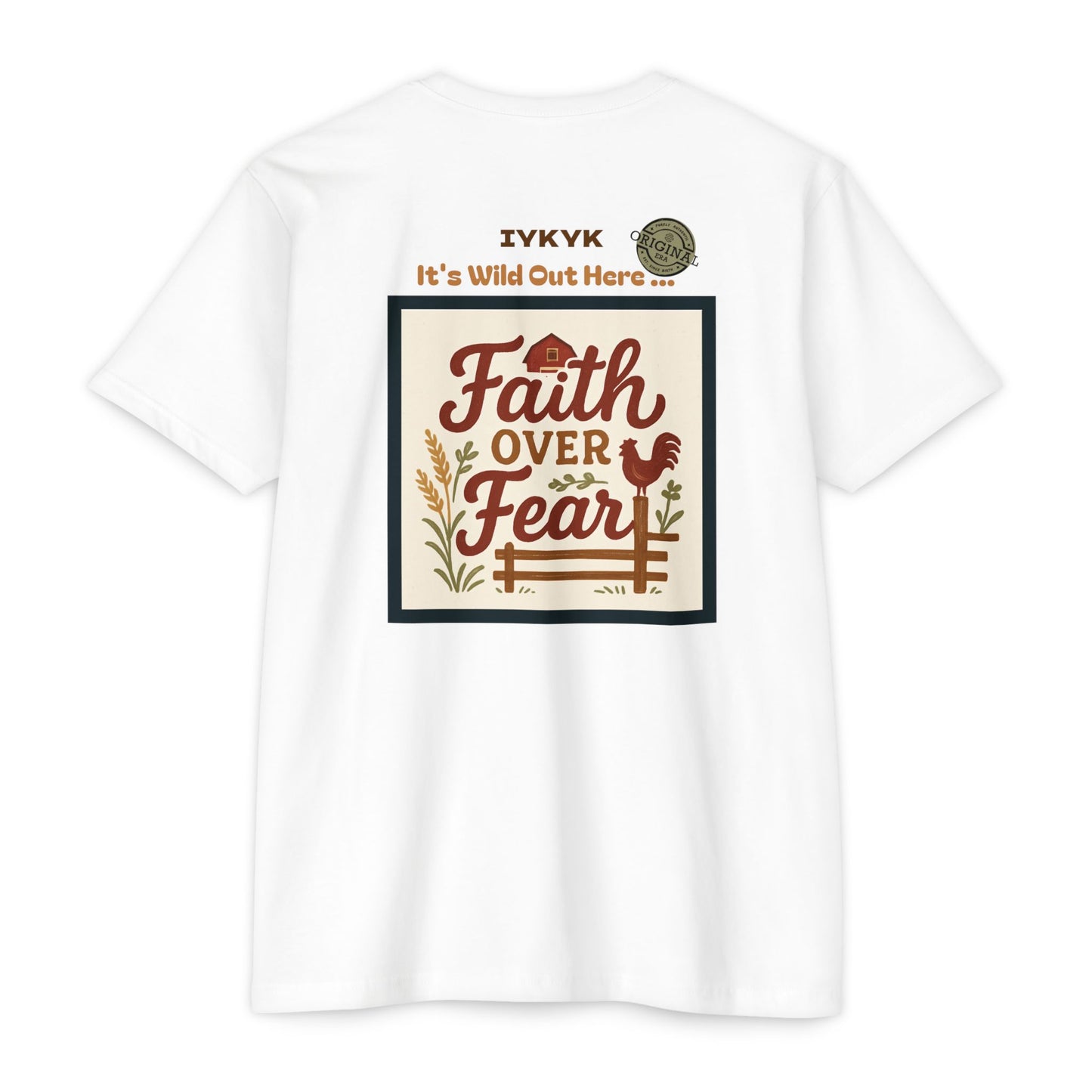 Faith Over Fear Vintage Cow T-Shirt