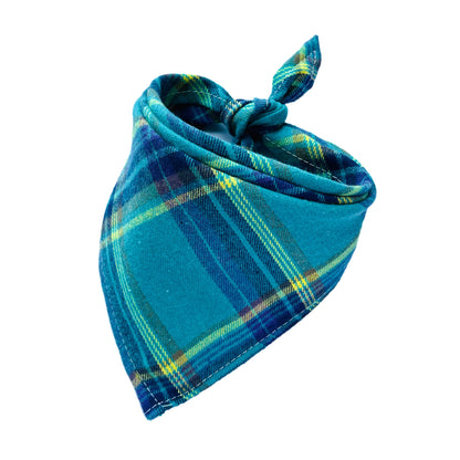 Scottish Plaid Large Baby Bib