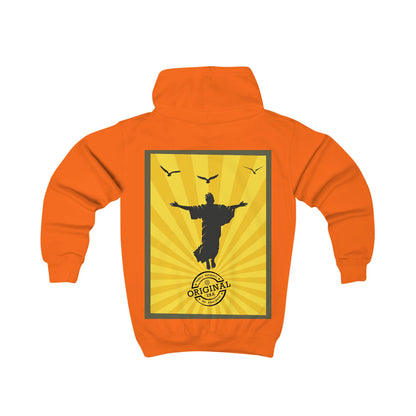 Kids Hoodie — Hope in Jesus Sunburst Christian Youth Hoodie