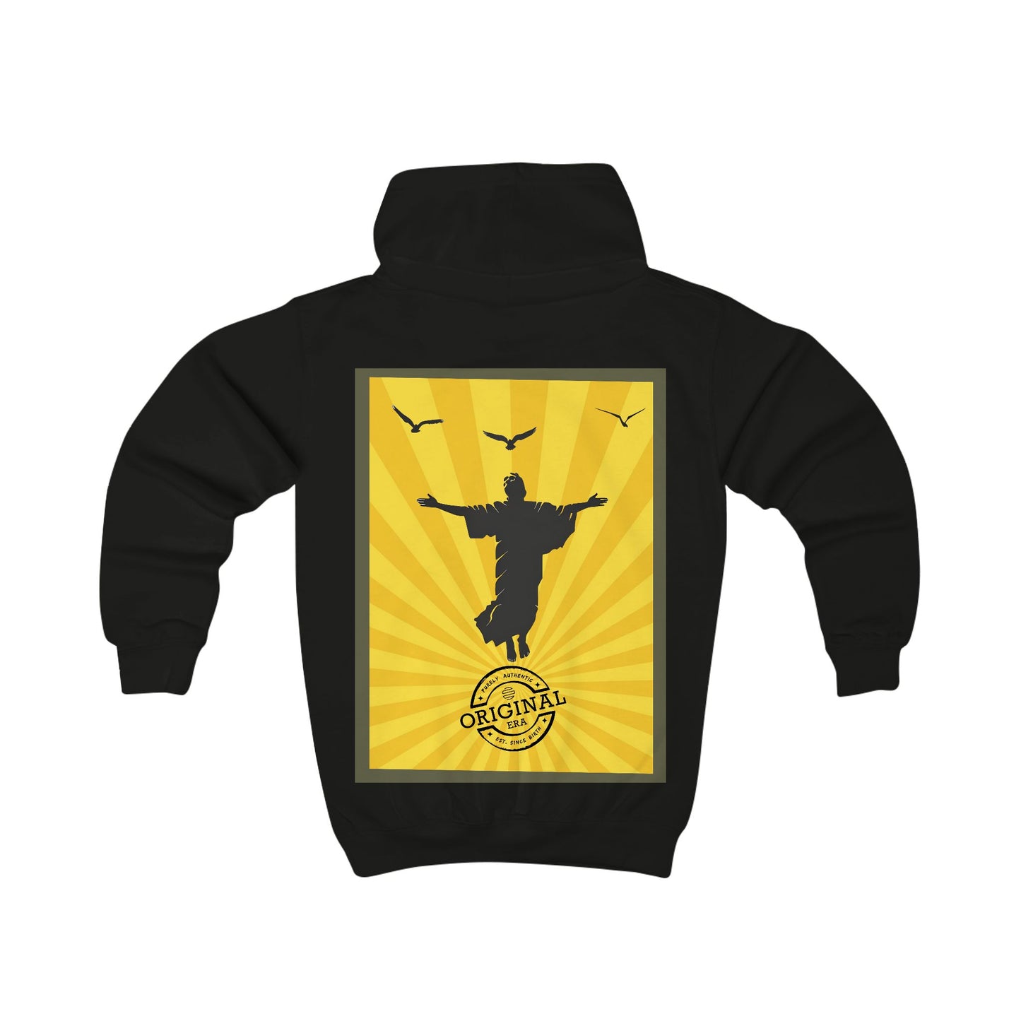 Kids Hoodie — Hope in Jesus Sunburst Christian Youth Hoodie