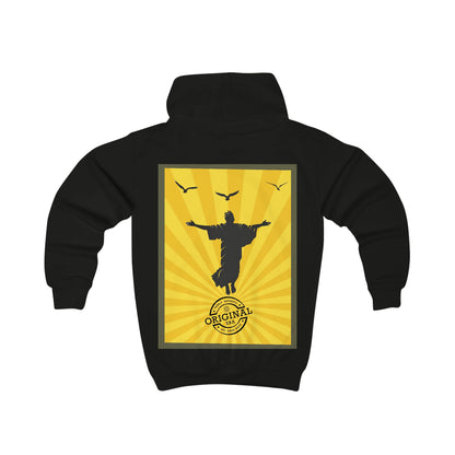 Kids Hoodie — Hope in Jesus Sunburst Christian Youth Hoodie