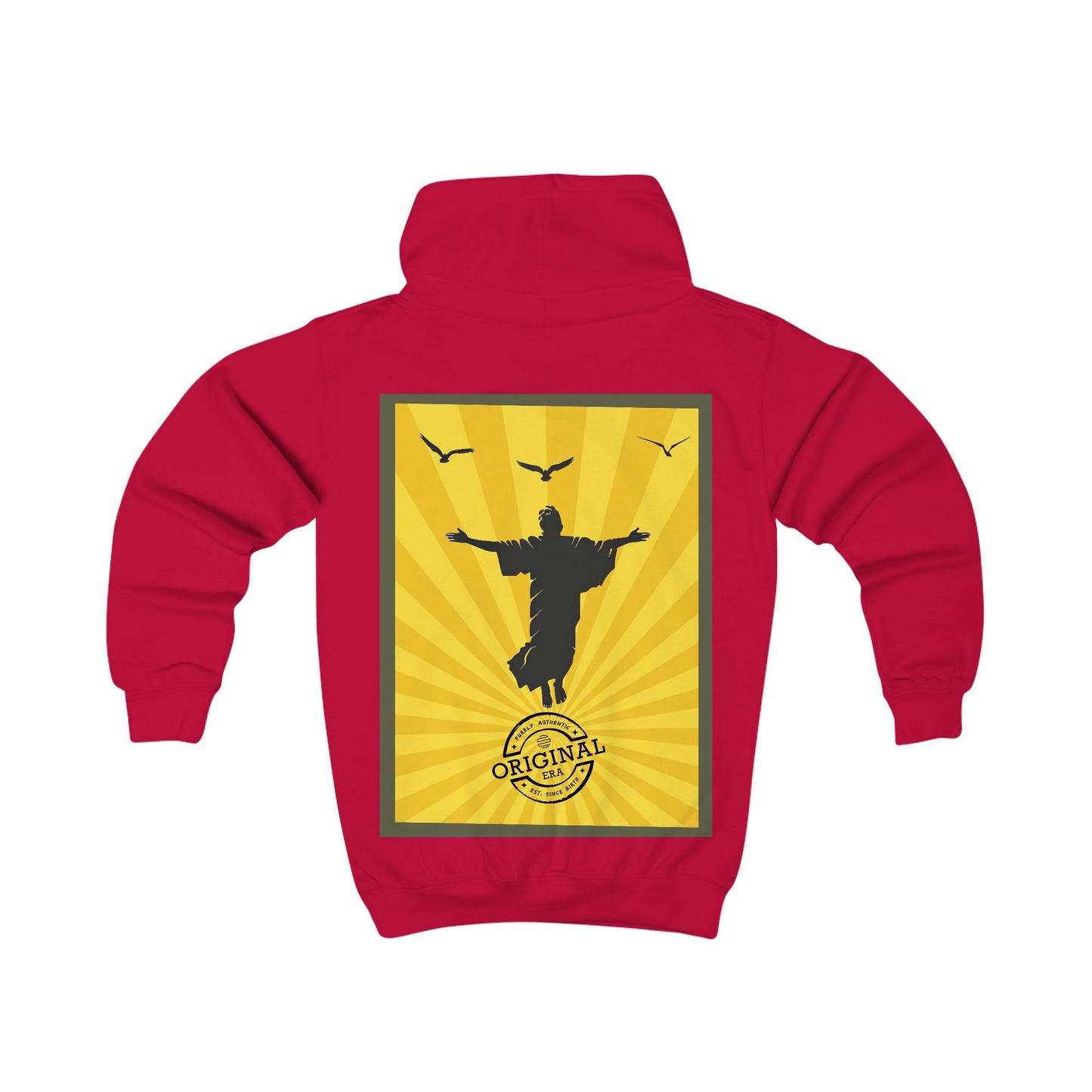 Kids Hoodie — Hope in Jesus Sunburst Christian Youth Hoodie