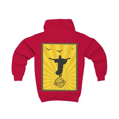 Kids Hoodie — Hope in Jesus Sunburst Christian Youth Hoodie