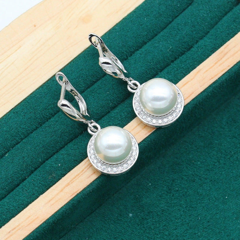 Women's Jewelry Set with Zirconia - Ring, Necklace, Earrings, Bracelet