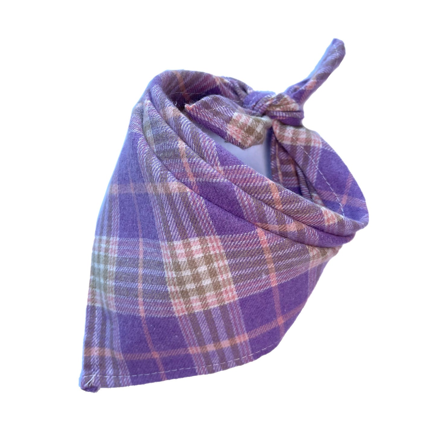 Scottish Plaid Large Baby Bib