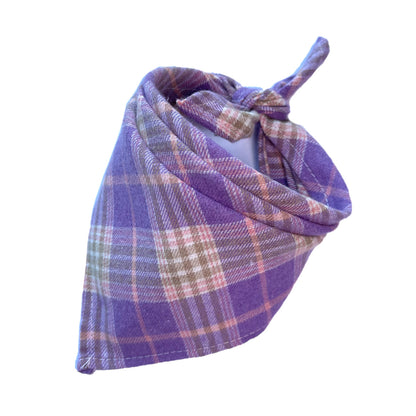 Scottish Plaid Large Baby Bib