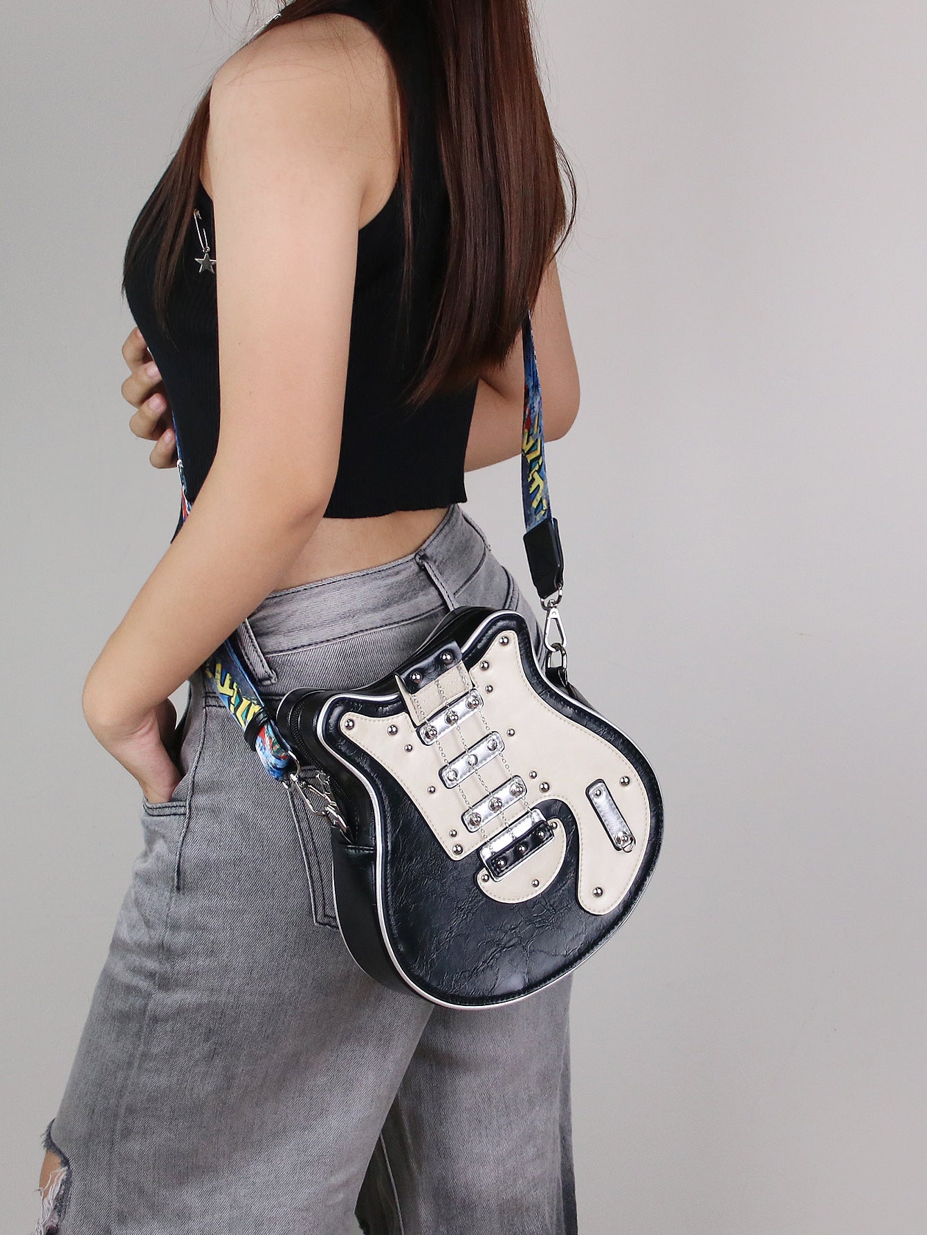 Women's Guitar Messenger Bag