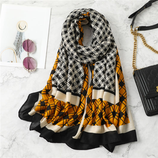Women's Plaid Shawl - Warm Wrap