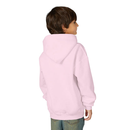 Youth Hoodie — Earth Floral Heart Graphic Kids Sweatshirt