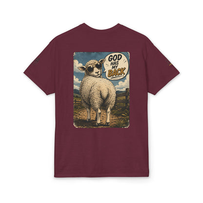 Lost & Found Sheep Graphic T-Shirt — “God Has My Back” Humble Collection
