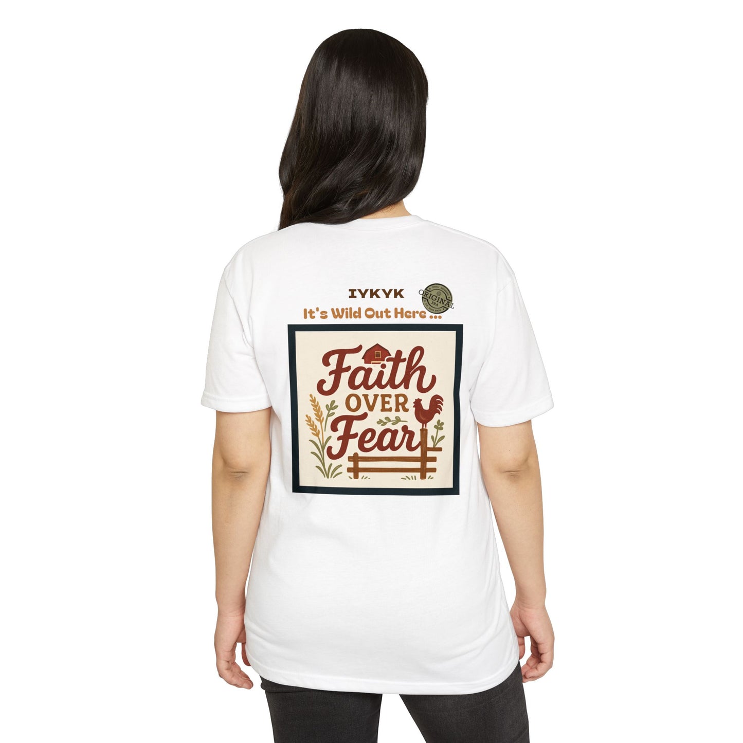 Faith Over Fear Vintage Cow T-Shirt