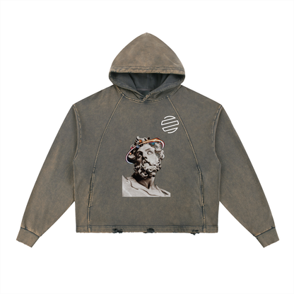 Original Era "Wonderfully Made" Vintage Washed Frayed-Hem Hoodie