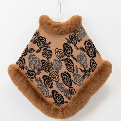 Women's Warm Knit Shawl Scarf for Autumn Winter