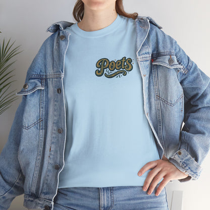 Poets Are Prophets Graphic Tee — Inspirational Poet Quote T-Shirt