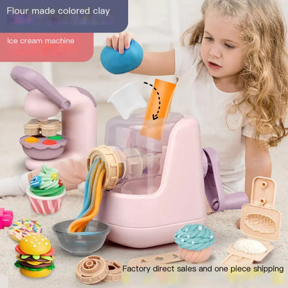 DIY Creative Kids Clay Noodle Make and Molding Set