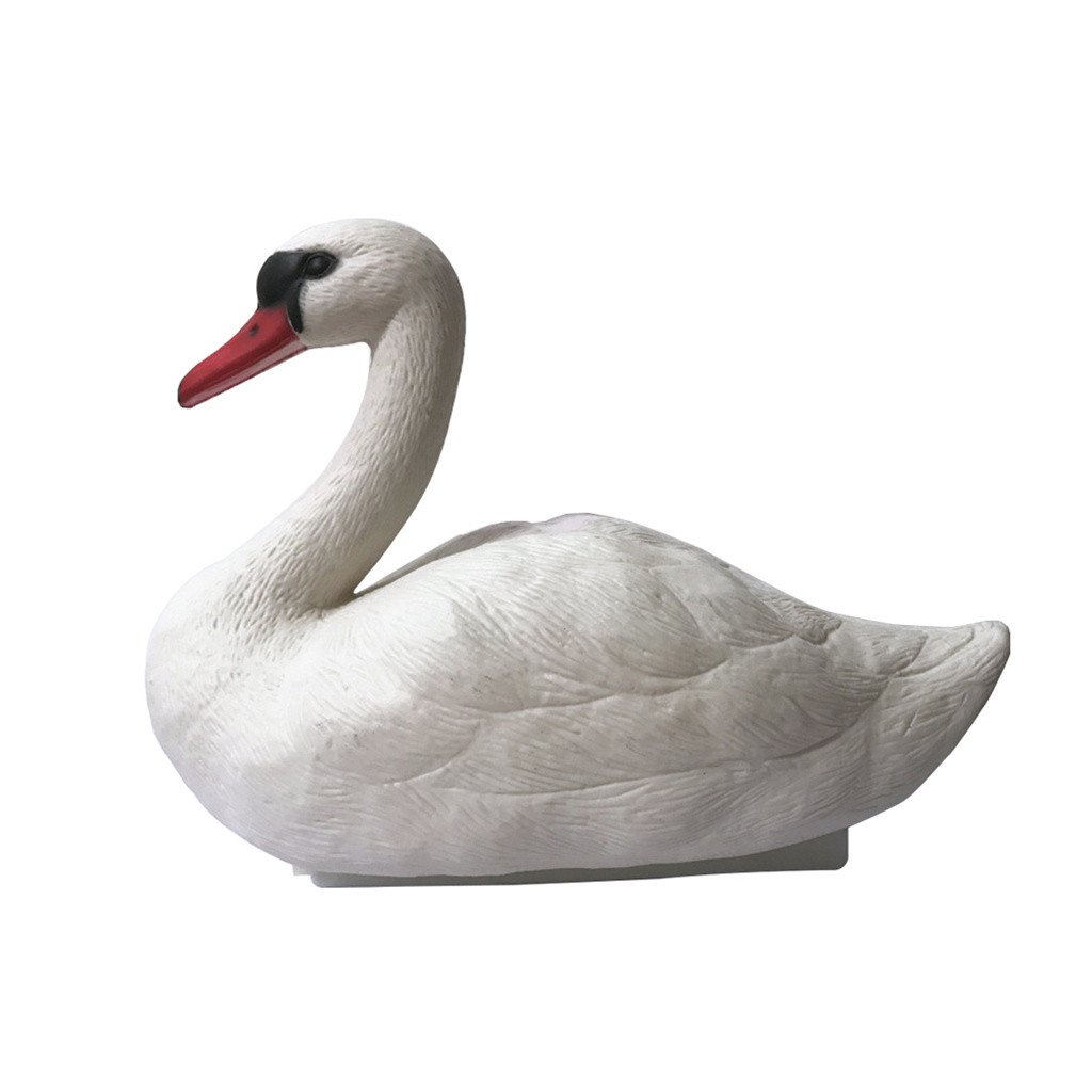 Plastic White Swan, Canadian Goose, Snow Goose Decor