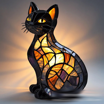 Dog-Themed LED Resin Night Lamp