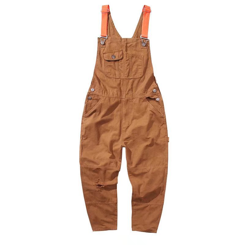 Vintage Overall Jumpsuit with Large Pockets