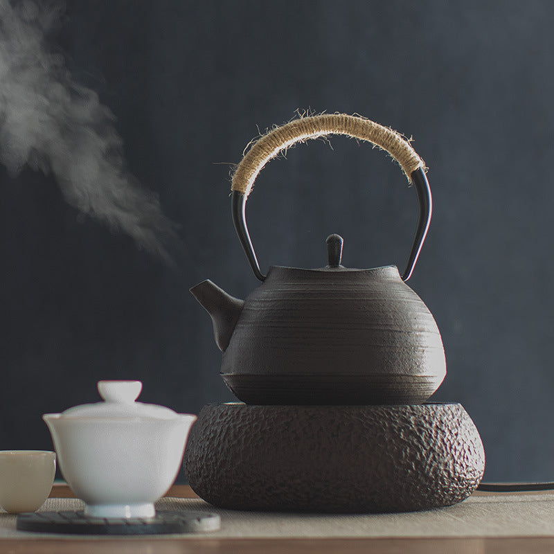 Cast Iron Tea Pot - Cast Iron Kettle for Brewing Tea