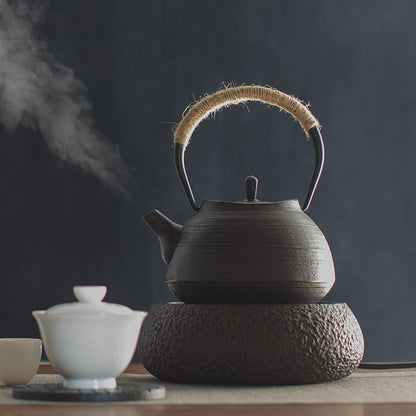 Cast Iron Tea Pot - Cast Iron Kettle for Brewing Tea